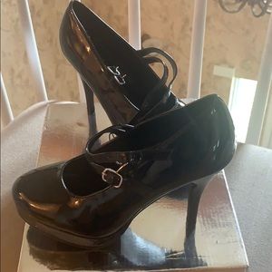 Ellie  double strap 4inch heel platform Mary Jane